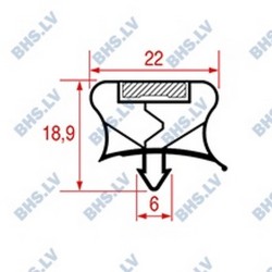 SNAP-IN GASKET L1116 LENGTH 2000 mm