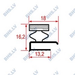 MIDDLE EDGED GASKET L2004 LENGTH 2000 mm