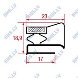 GASKET MIDDLE-EDGED L2014 LENGTH 2000 mm