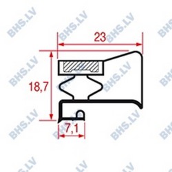 GASKET MIDDLE-EDGED L2015 LENGTH 2000 mm