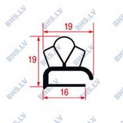 GASKET MIDDLE-EDGED L2016 LENGTH 2300 mm