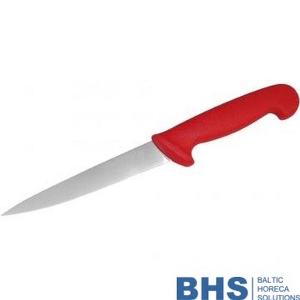 Fillet knife 16 cm, red