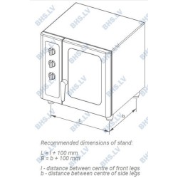 Universal stand for convection oven 900-55