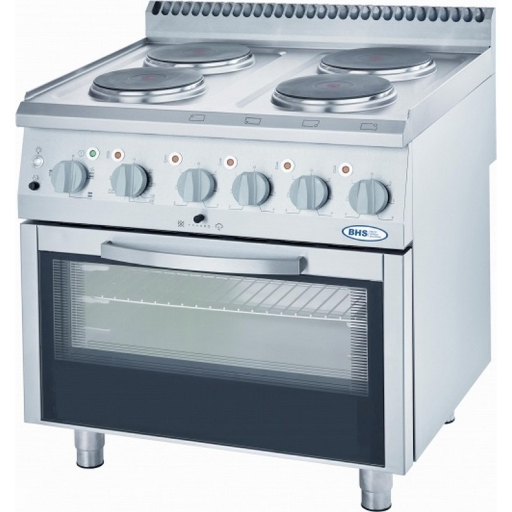 Electric stove with convection oven 10.4/7.0 kW