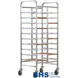 Reinforced trolley for 20 trays