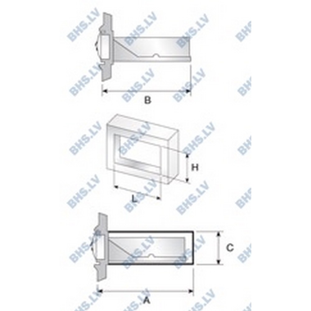 Built-in trash can for coffee waste E3074