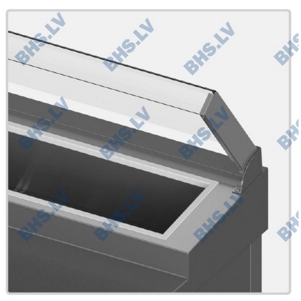 Acrylic glass lid for salad counter