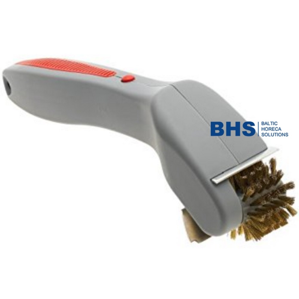 Turbo brush for grill cleaning