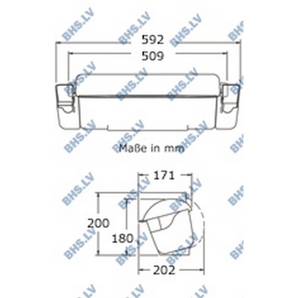 Organizer O120Z with place for ice