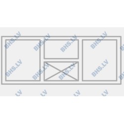 Cooling counter for baking trays P206