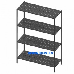 Perforated stainless steel shelf  600-4