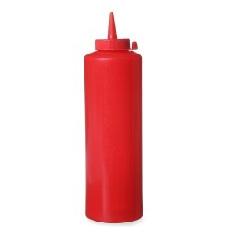 Dispenser for sauces 700 ml, red