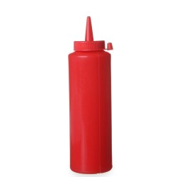 Dispenser for sauces 350 ml, red