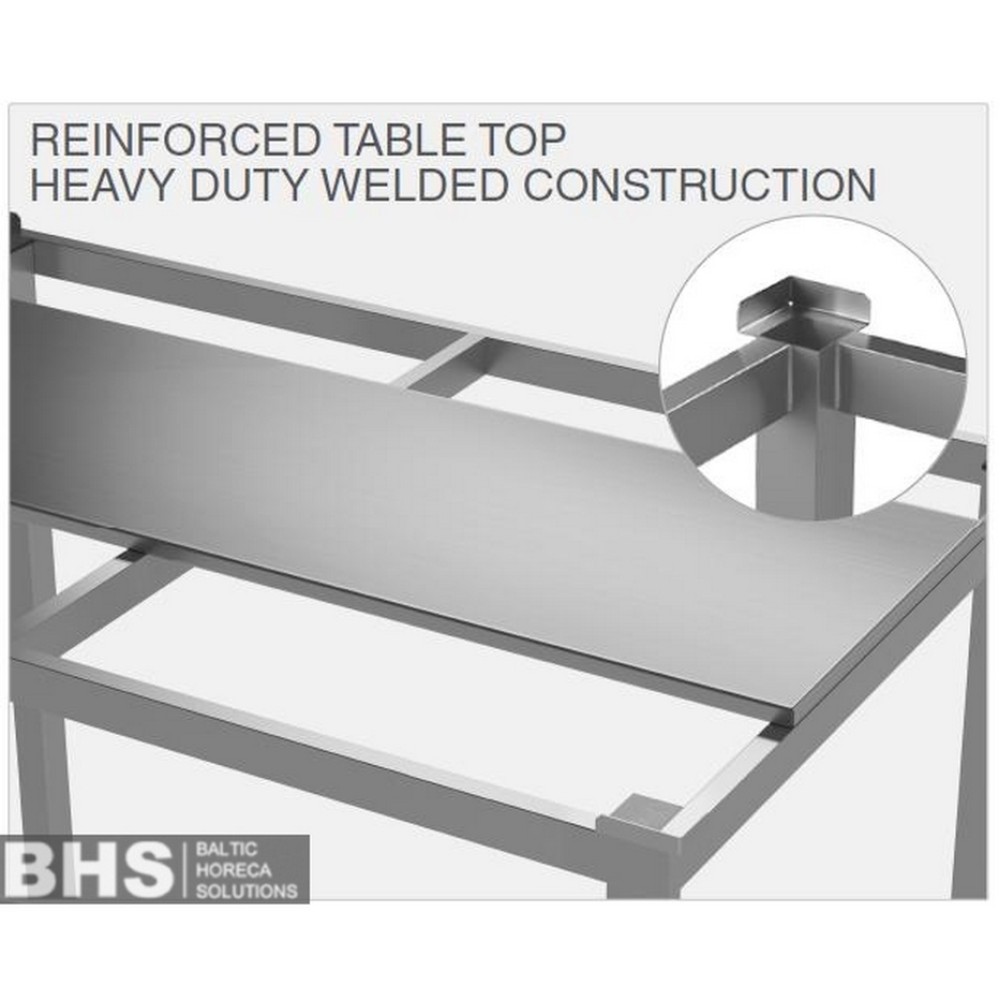 Table for cutting board with frame 2000