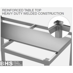 Table with place for cutting board 900-6