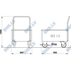 Sink trolley TETI