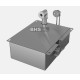 Drop-in bain marie basin 740 mm