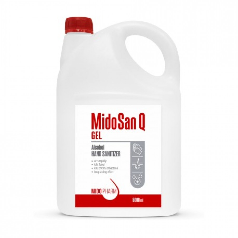 MidoSan Q GEL - hand desinfector 5L