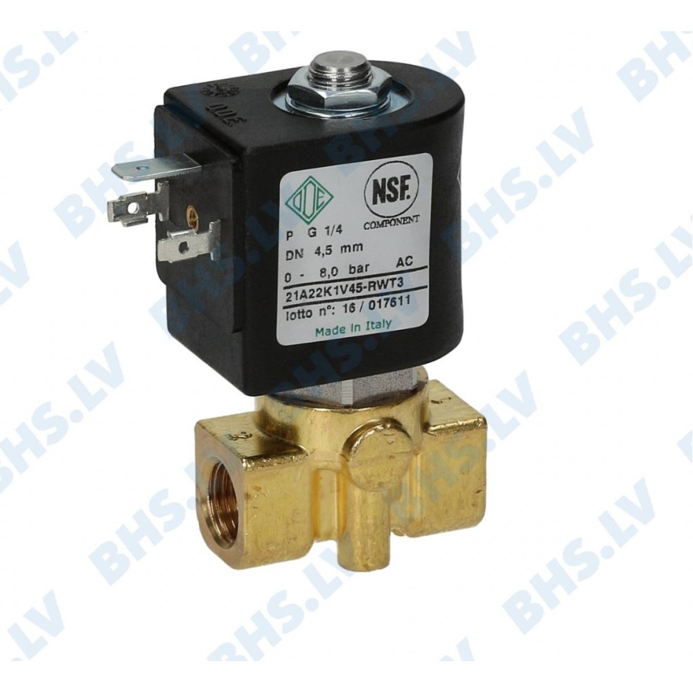 SOLENOID VALVE ODE 2 WAYS ø 1/4" 230V