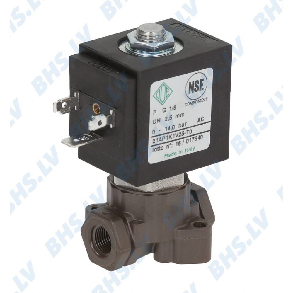 SOLENOID VALVE ODE 2 WAYS ø 1/8" 24VAC