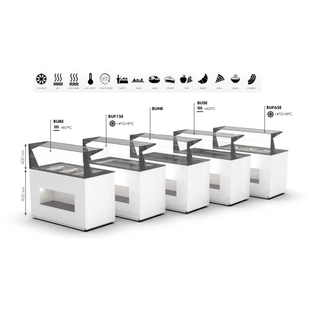 Self-service showcase BUFFET 15E