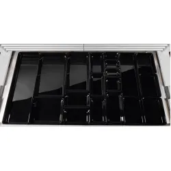 Polümetüülmetakrülaadist GN 1/5 20 mm Plexi nõu Tume suitsuhall