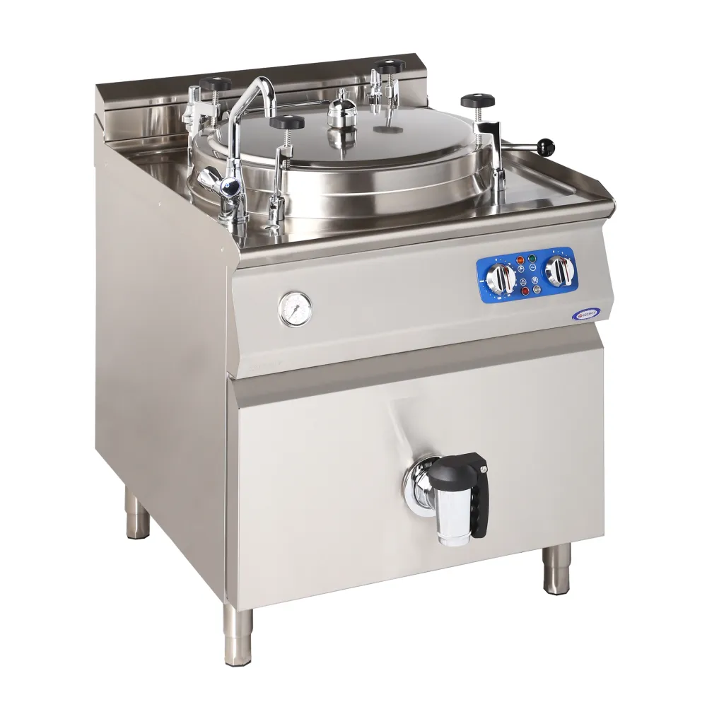 Premium Electric Autoclave Boiling Pan - 150 Liters