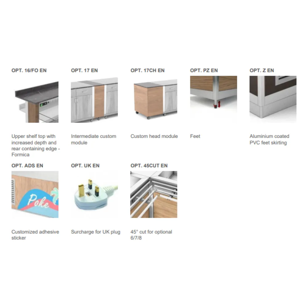 Горячий буфет ATHENA 6 BM/HALO с галогенными лампами