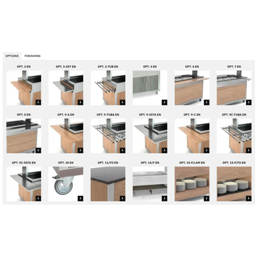 Buffet Réfrigéré Ventilé ATHENA 5 RV/M