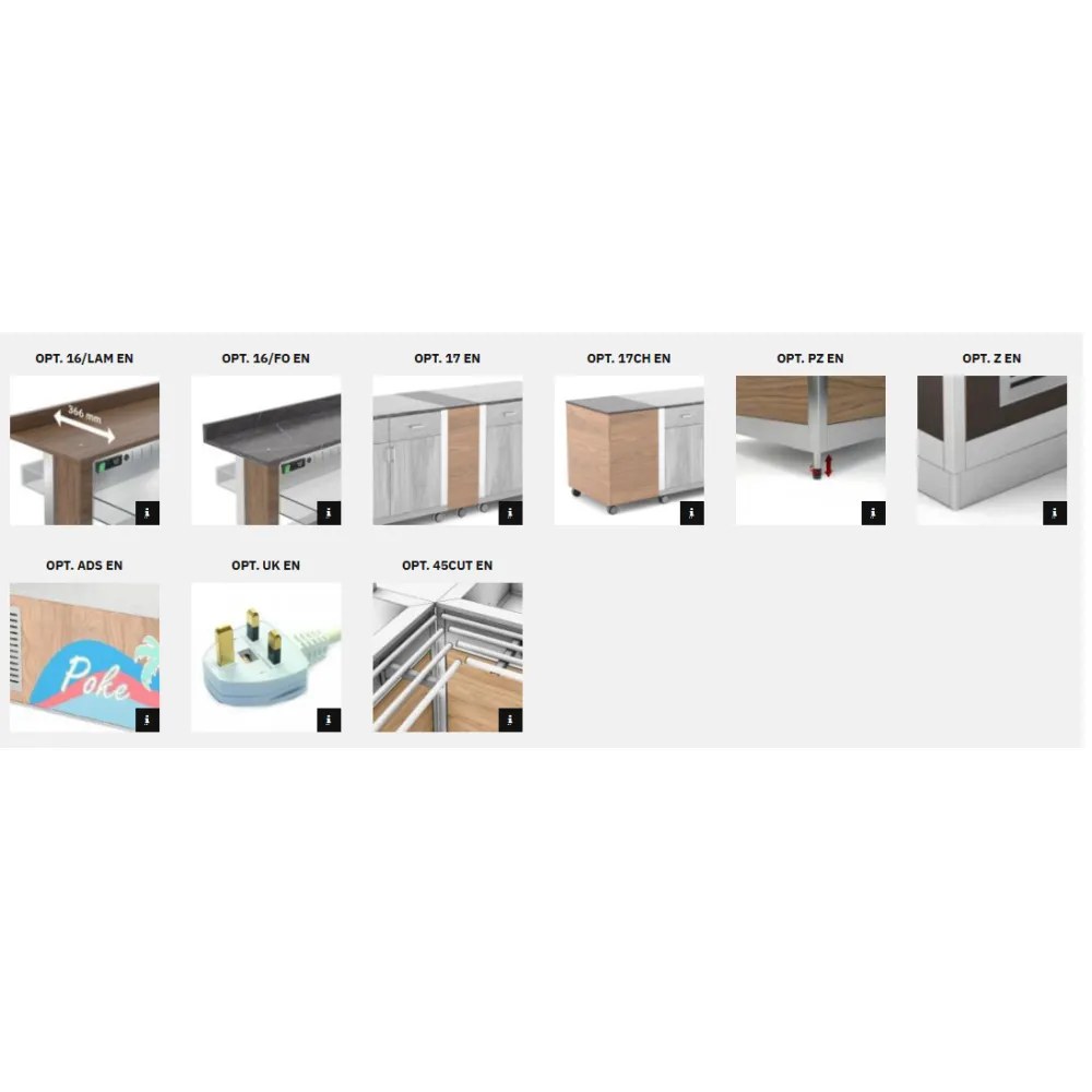 ŠALTASIS STALAS-BUFETAS ATHENA 5 PR/M