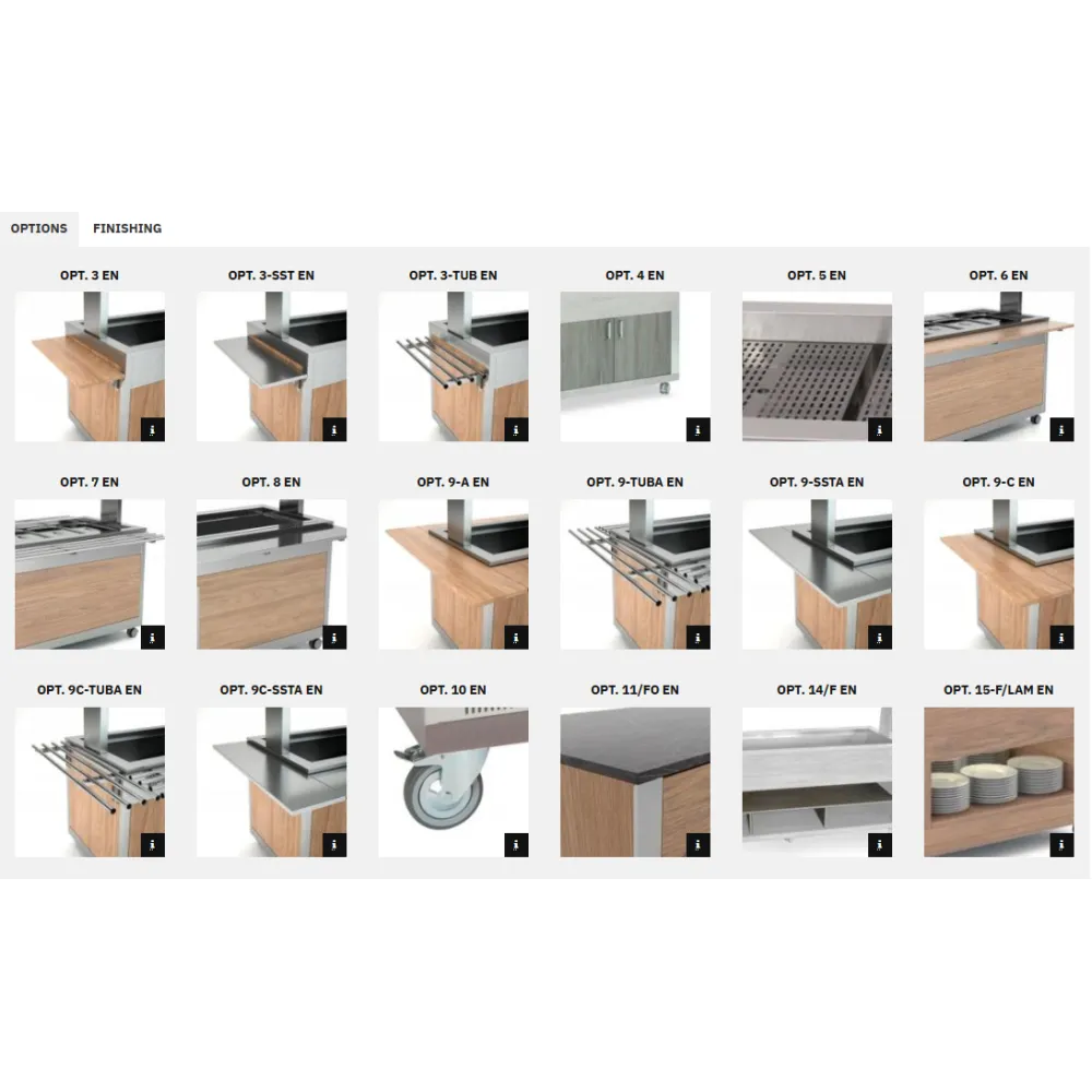 Buffet Réfrigéré Ventilé ATHENA 5 RV/M