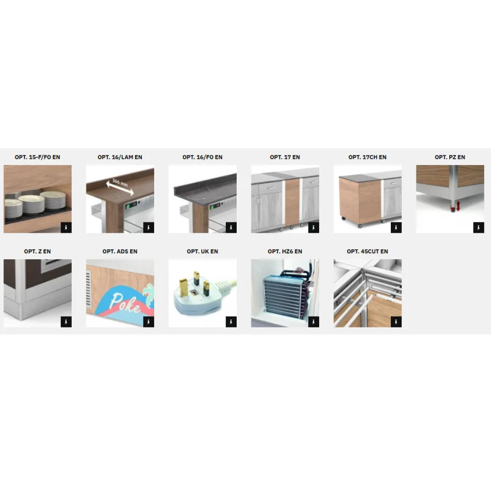 Buffet Réfrigéré Ventilé ATHENA 5 RV/M