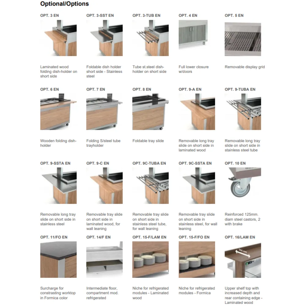 Buffet Réfrigéré ATHENA 6 R/W