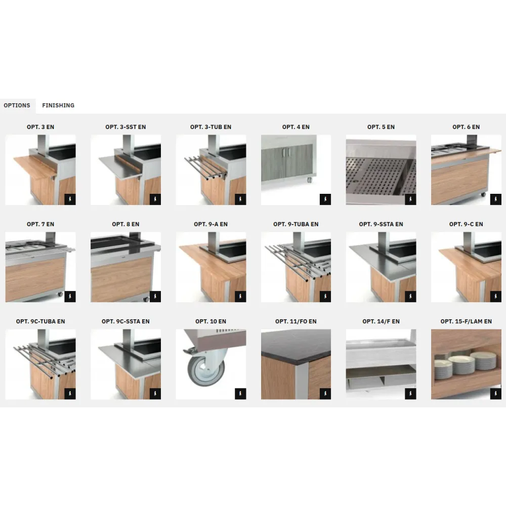 Buffet Réfrigéré Athena 3R