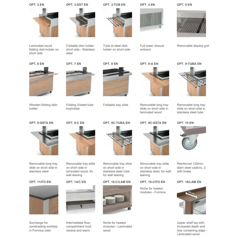 Buffet Chaud Marmite ATHENA 6 BM/W