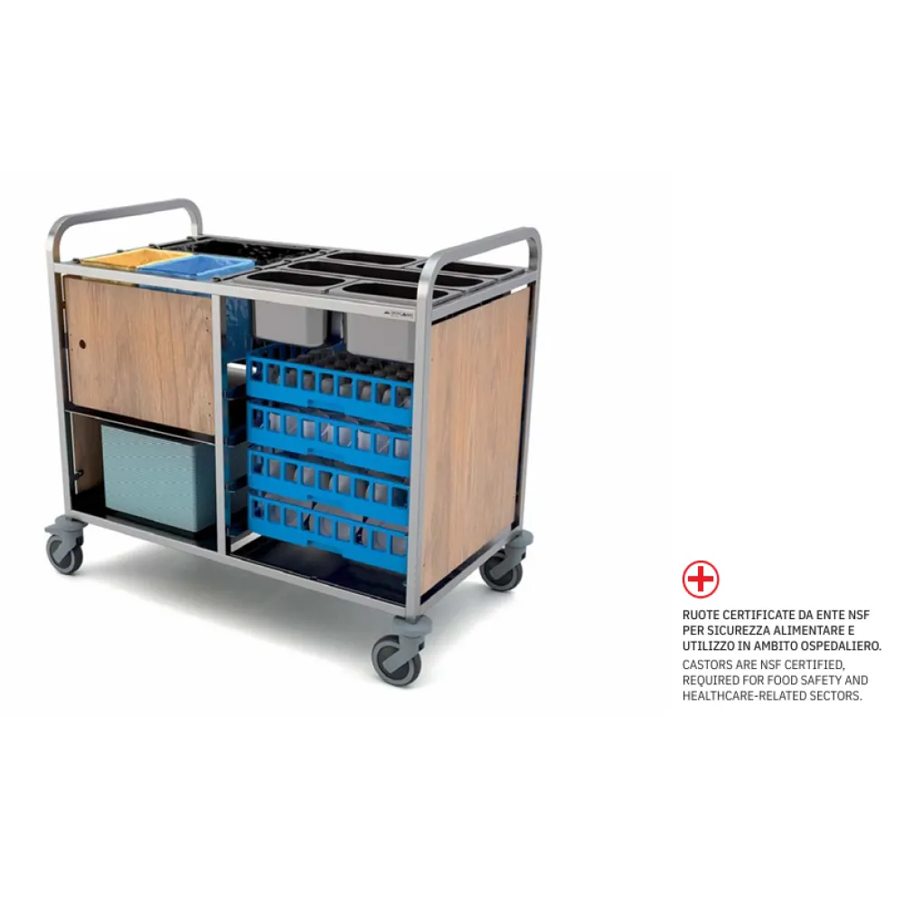 Тележка для сортировки пищевых отходов ClearCare