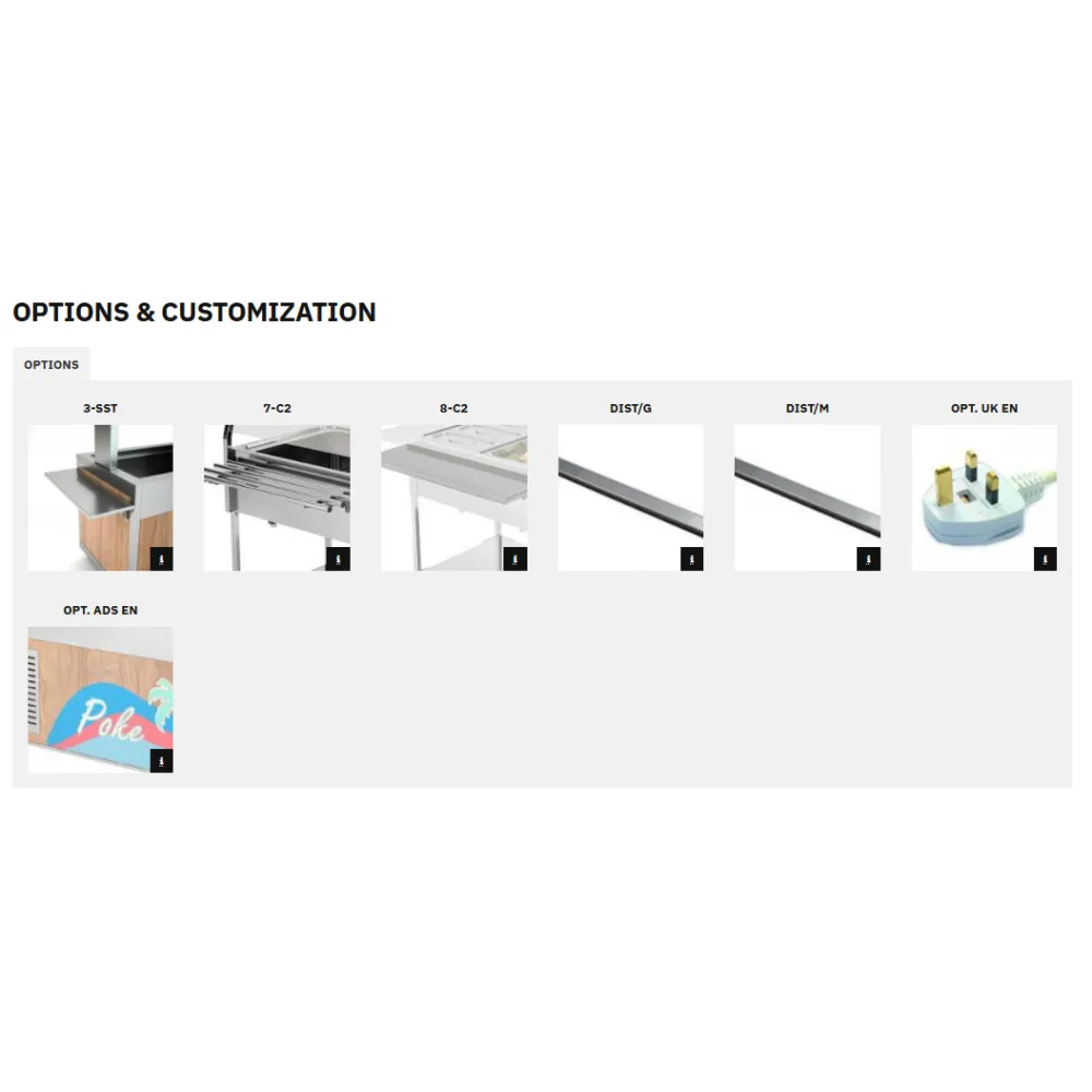 Chariot Réfrigéré Compass 2 GN 1/1