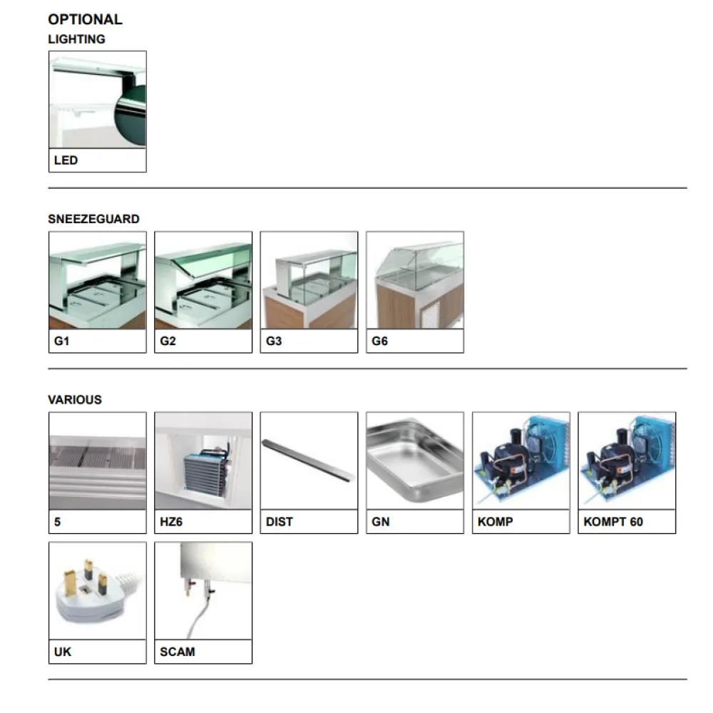 Sisseehitatud Betacryl Külmkapp Drop-In-5PR