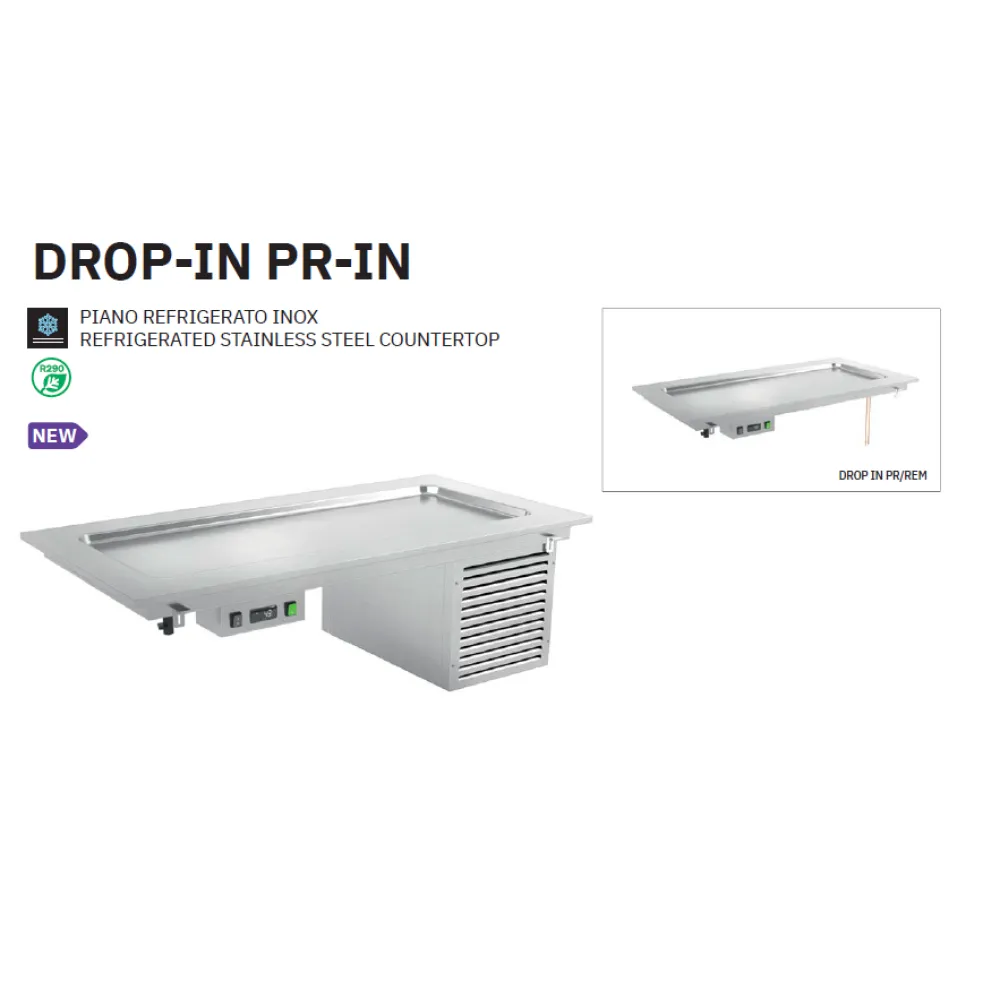 Roostevabast Terasest Külmkapp Drop-In-3PR-IN