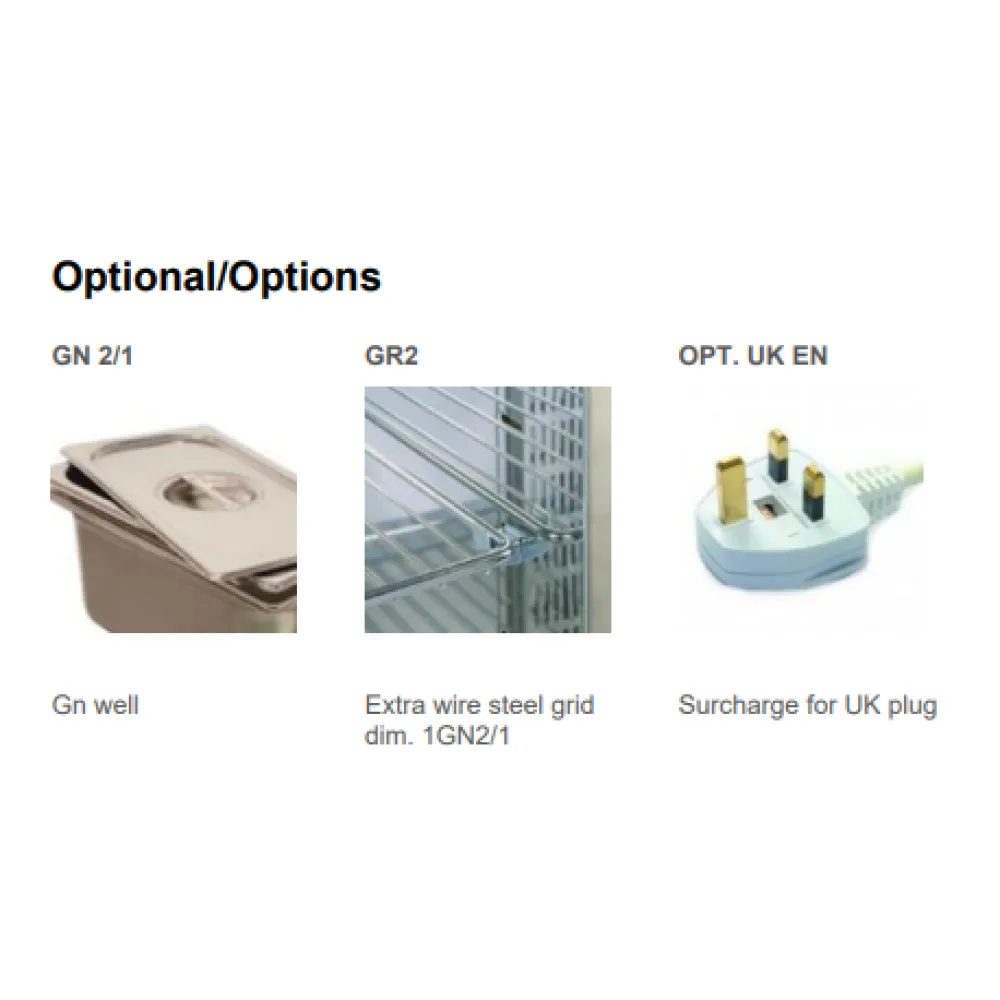 Chariot de Banquet Réfrigéré en Acier Inoxydable Frigovega 2 C15