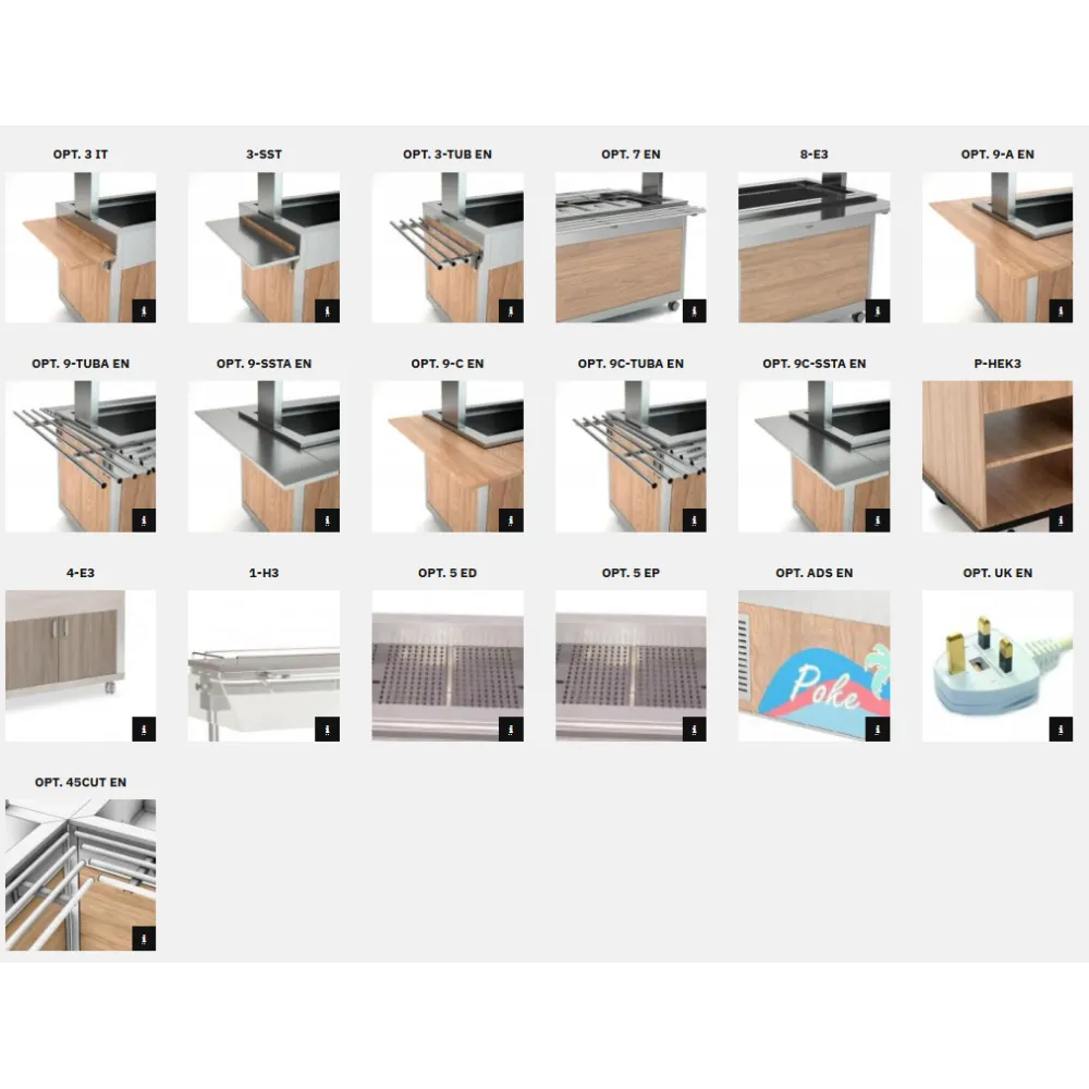 BUFFET RÉFRIGÉRÉ HEKO 3R