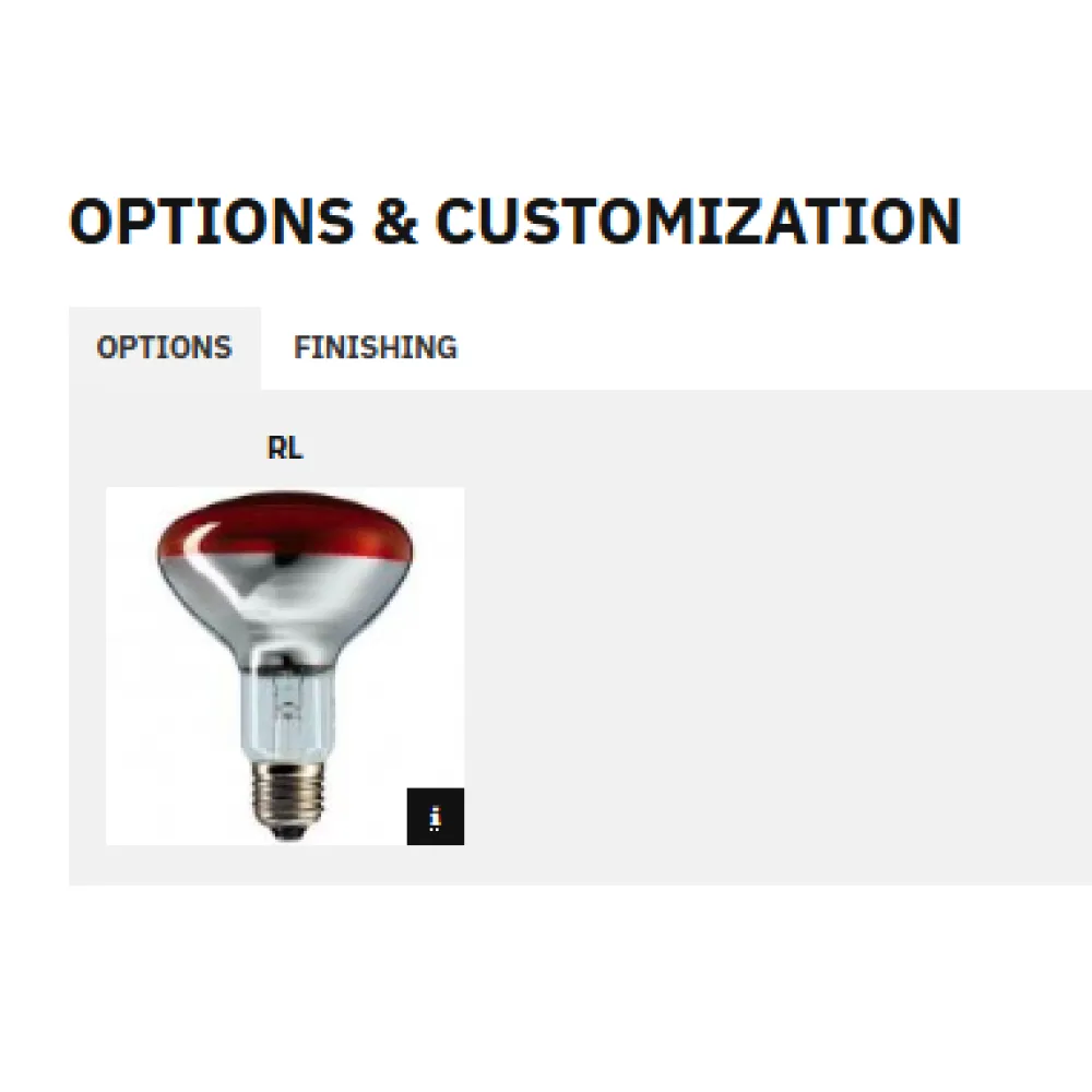 Lampe Chauffante Infrarouge Suspendue Helios Air P1