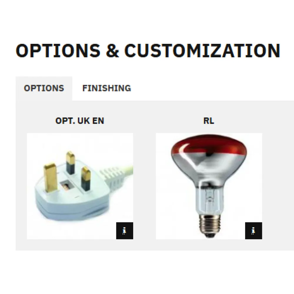 Lampe Chauffante Infrarouge Suspendue Helios P2