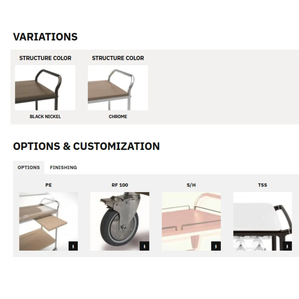 HIRA 500 M3 Serving Trolley