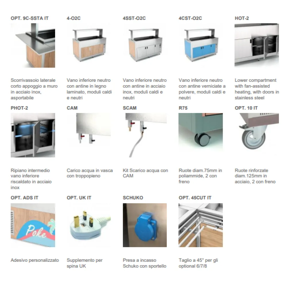 Buffet Chaud Kids 2BM - Équipements de Restauration Scolaire