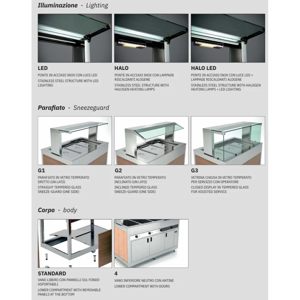 Детский подогреваемый буфет KIDS 3BM SEP