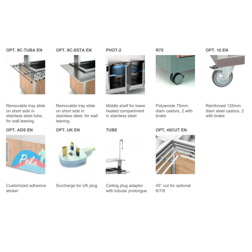 Soojendusega Rootsi Laud - Roostevabast Terasest