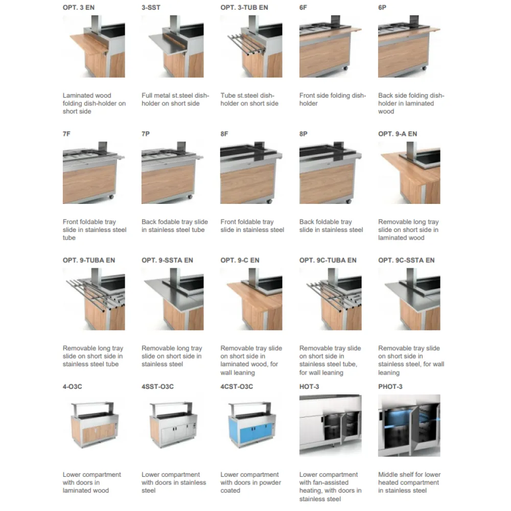 Roostevabast terasest soojendusega laud OMNIA