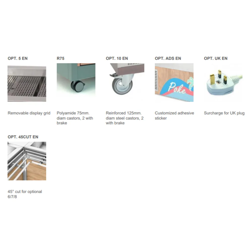 Тепловая витрина BAIN-MARIE OMNIA 4BM с мармитами