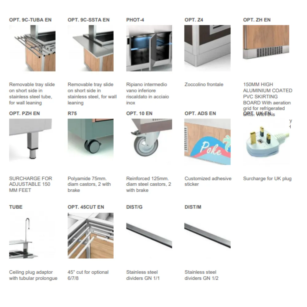 Подогревной буфет OMNIA 3 с нижним отделением